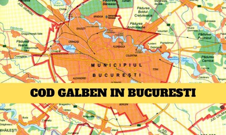 Vremea în Bucureşti: Meteorologii au emis cod galben