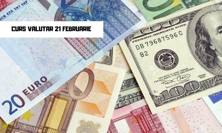 Curs valutar 21 februarie 2019 - Cursul BNR pentru joi