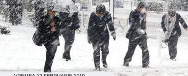 Vremea 12 februarie 2019. Iarna revine în România