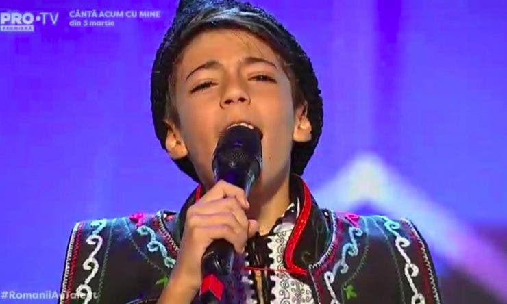Românii au talent: Cine este Camil Atanase, copilul care a amintit de Liviu Vasilică