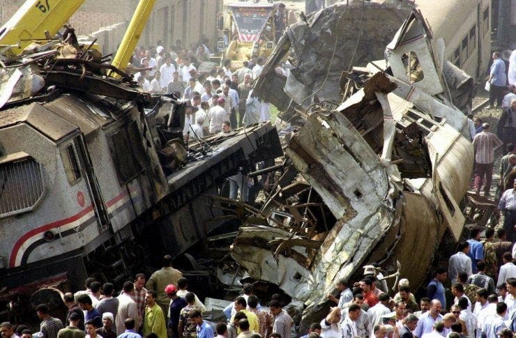 Egipt: Accident feroviar în Cairo - Zeci de victime