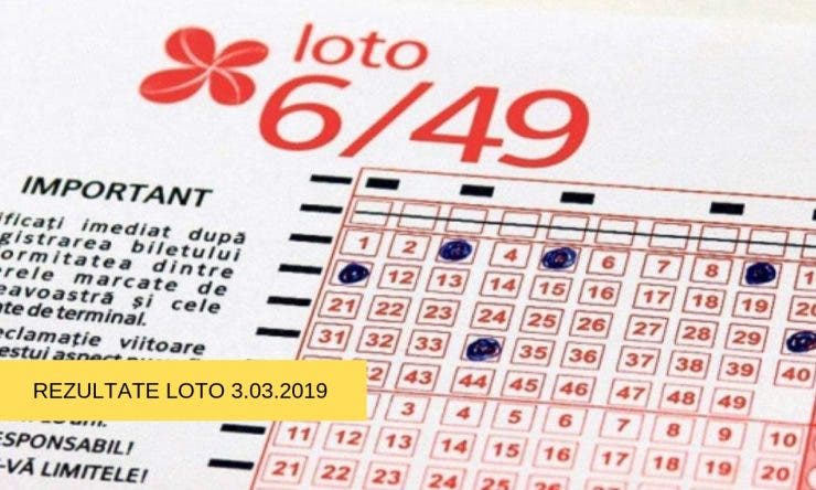Rezultate Loto 3 martie 2019 - Loto 6/49, Joker, Noroc, etc