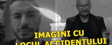 A murit Răzvan Ciobanu - uite cum arata locul accidentului. Ce s-a intamplat cu masina pe care o conducea creatorul de moda de la Bravo ai Stil.