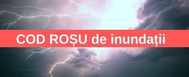 Cod Roșu de inundații în județele Maramureș și Bistrița-Năsăud
