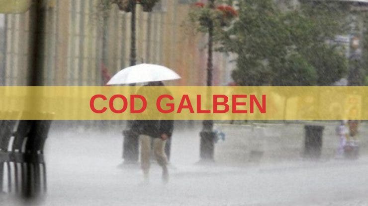 Vremea 16 mai 2019. Cod galben de ploi în toată țara