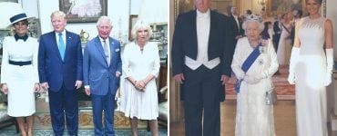 Melanie Trump a strălucit la Palatul Buckingham