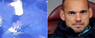 Wesley Sneijder beat dansează pe o mașină