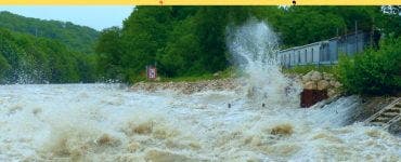 Inundații puternice în Bistrița-Năsăud și Mureș