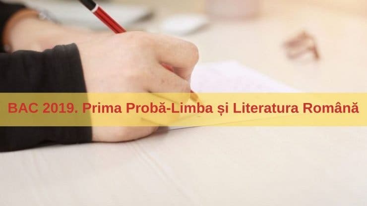 BAC 2019. Atăzi se susține prima probă scrisă - proba la Limba și Literatura Română