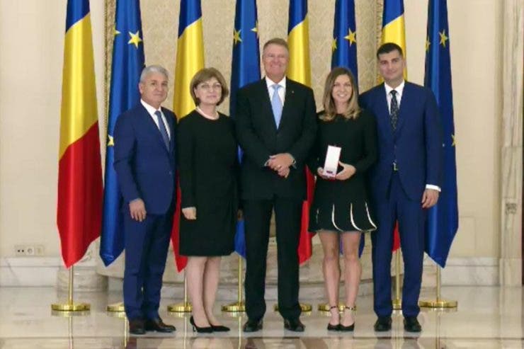 Simona Halep a primit „Steaua României” în grad de Cavaler