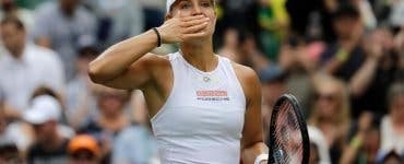 Angelique Kerber, deținătoarea trofeului de la Wimbledon a fost eliminată