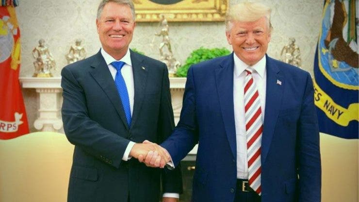 Președintele României s-a întâlnit cu Președintele SUA, Donald Trump