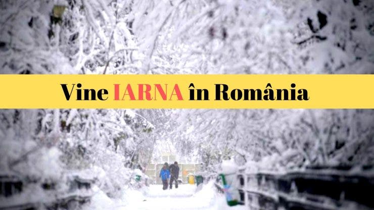 Avertisment ANM! Vine iarna grea pentru România