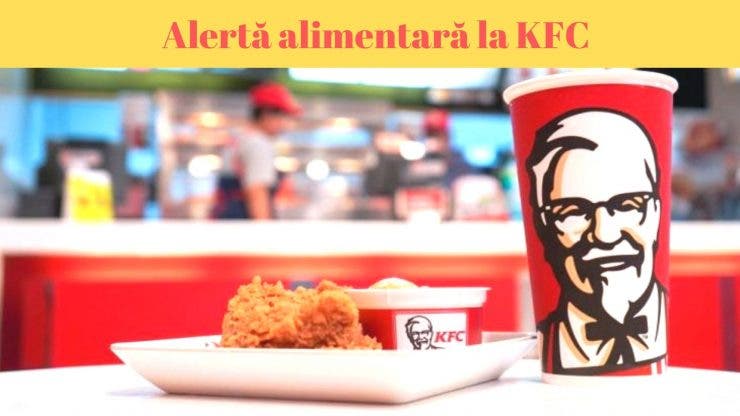 Alertă alimentară la KFC. Bacterii găsite în gheața pentru sucurile răcoritoare