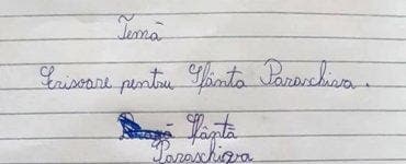 Scrisoare cu care un copil din Iași a șocat România