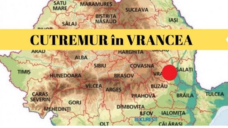 Seism produs în Vrancea. Ce magnitudine a înregistrat cutremurul