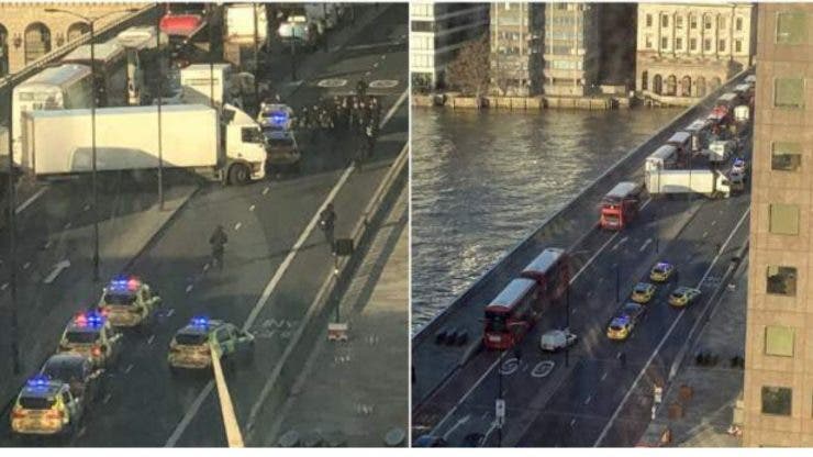 Atac armat în Londra! Polițiștii au împușcat un suspect