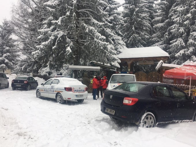 Bancomat aruncat în aer în Poiana Brașov, langa un restaurant 25