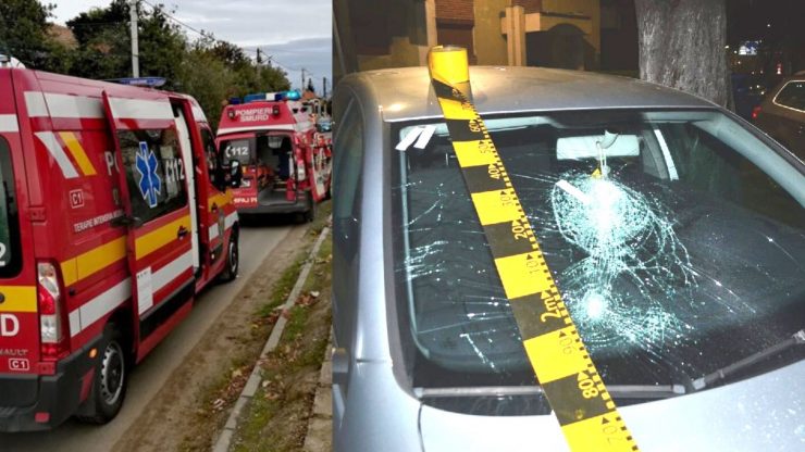 Un bărbat din Arad a distrus șapte mașini și a sărit de la etaj cu o macetă în mână 25 Un bărbat din Arad a distrus șapte mașini și a sărit de la etaj cu o macetă în mână