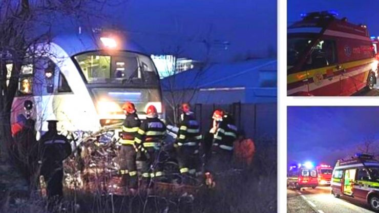Accident feroviar în Timiș. Un tren a lovit o mașină 25 Accident feroviar în Timiș. Un tren a lovit o mașină