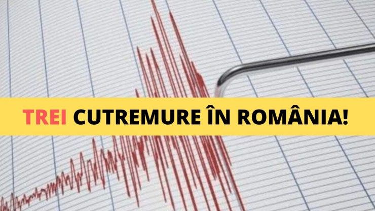 Trei cutremure în România. Unde s-au simțit și ce magnitudini au avut cele trei seisme