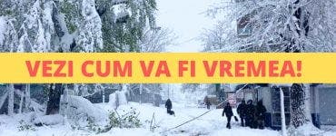 Ninsorile se întorc în România. Zonele afectate de zăpadă