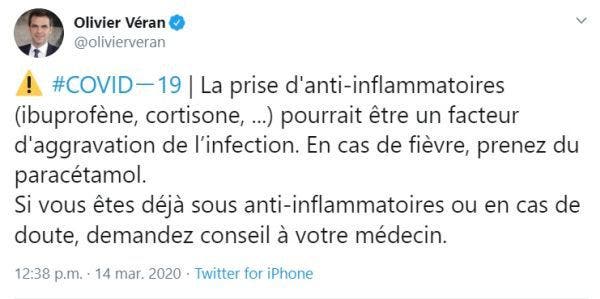 Mesajul ministrului Sănătății din Franța