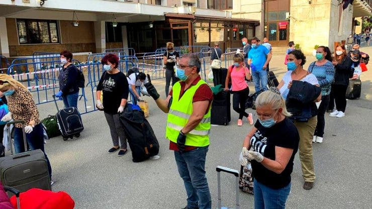 Primul tren cu români a plecat din Timișoara spre Austria