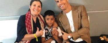 Ronaldo și-a surprins mama