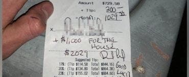 Un bărbat a lăsat 1.3000 de dolari bacșiș la restaurant. De ce a făcut un asemenea gest