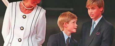 Prințesa Diana prințul William și prințul Harry