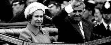 Întâlnirea lui Ceausescu cu Regina Elisabeta