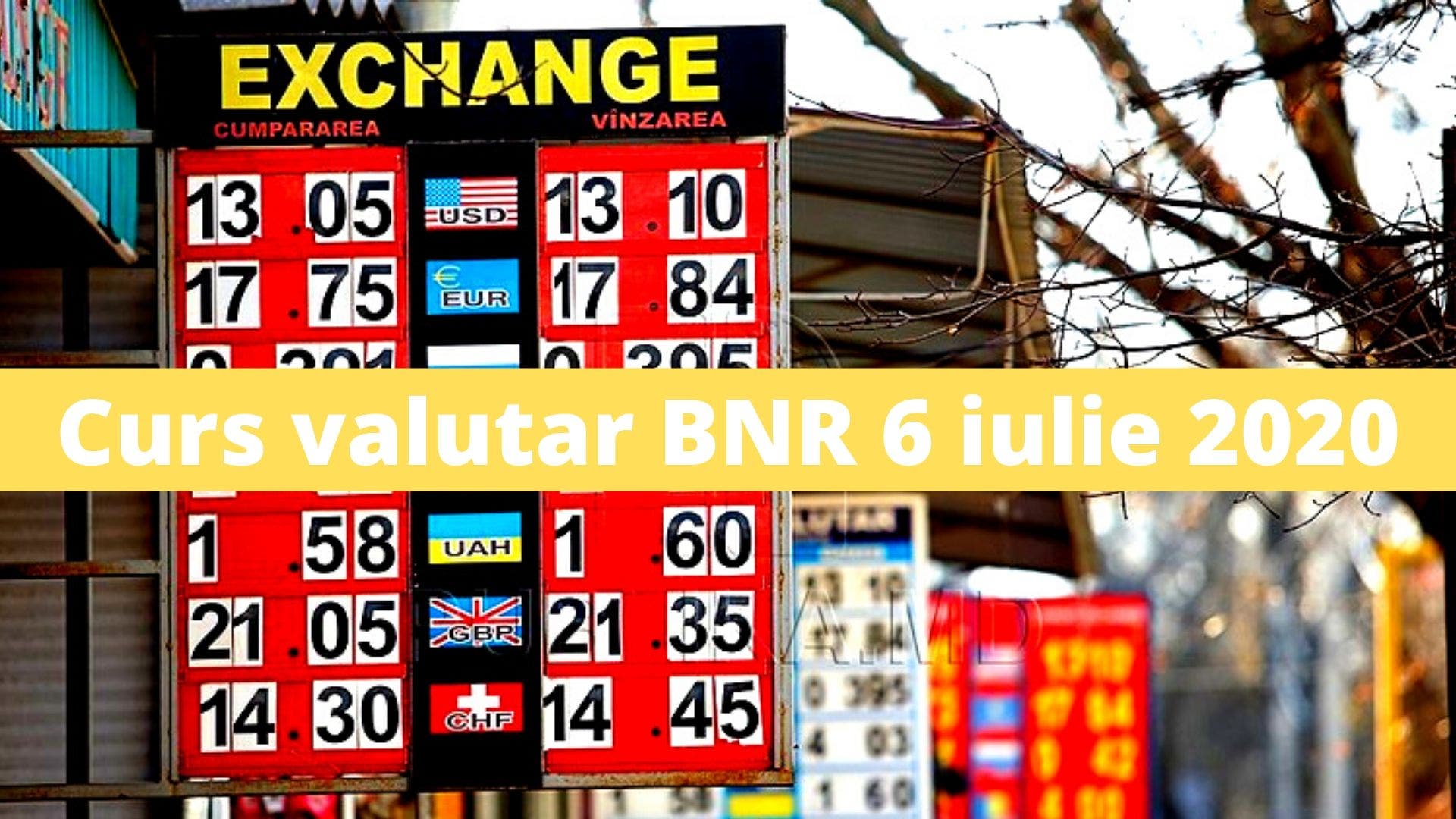 Curs valutar BNR 6 iulie 2020. Câți lei costă moneda europeană