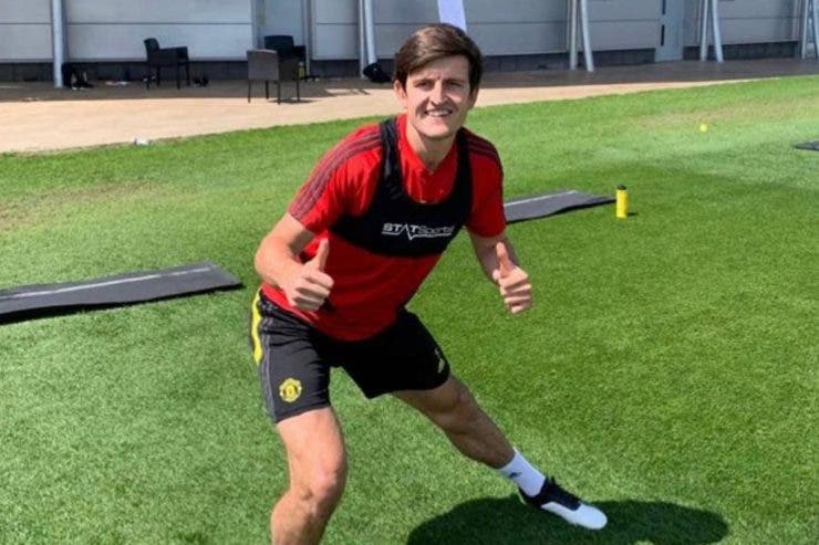 Harry Maguire, Manchester United, bataie