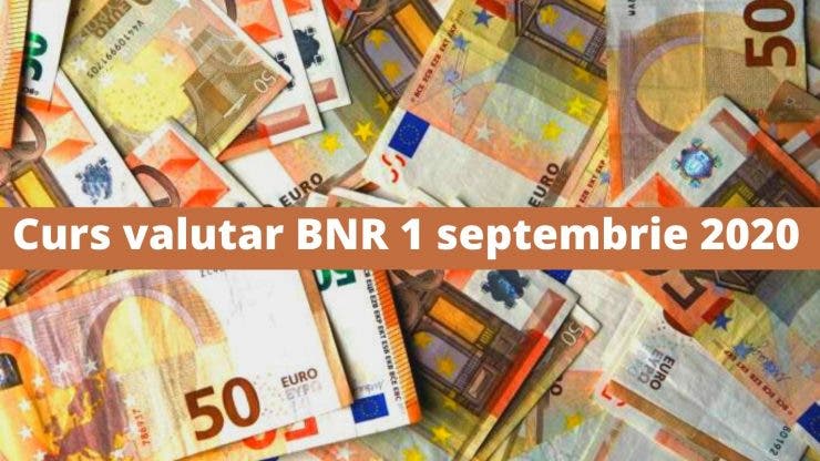 Curs valutar BNR 1 septembrie 2020