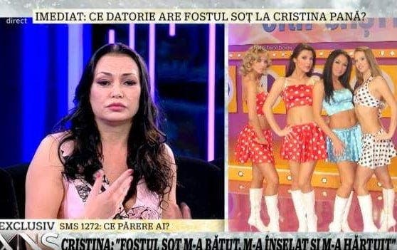 Cristina Pană, în lacrimi la TV