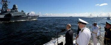 De ziua lui Vladimir Putin, Marina Rusă i-a făcut un cadou neobișnuit