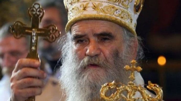 Înmormântarea mitropolitului Bisericii Ortodoxe Sârbe