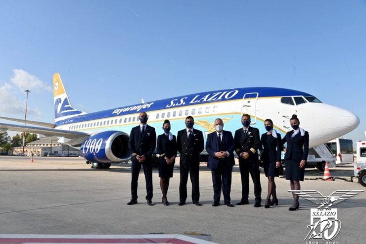 Lazio avion, scandal Serie A