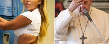 Papa Francisc a apreciat fotografia sexy a unui model