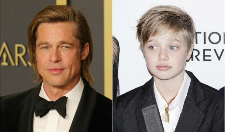 Cum arăta Brad Pitt în școală! Fiica actorului are trăsăturile identice FOTO