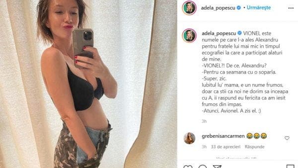 Adela Popescu, prima poza cu burtica e graviduț