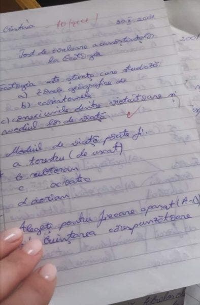Ce note a avut Cristina Ich la școală! Iubita lui Alex Pițurcă a trecut greu la o materie: ”Mi-a stricat toată media”