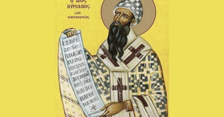Calendar ortodox 9 iunie 2021. Astăzi este prăznuit Sfântul Ierarh Chiril, Episcopul Alexandriei