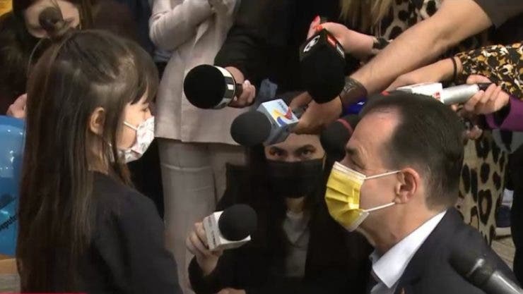 Ludovic Orban a rămas impresionat de dorința unei fetițe! Ce i-a spus șeful Camerei Deputaților