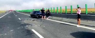 Un nou accident pe Autostrada Soarelui.