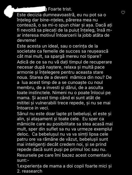 Adela Popescu, criticată pentru că s-a întors la job la doar o lună și jumătate de la naștere 26 adela popescu
