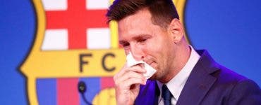 Șervețelul cu care Leo Messi și-a șters lacrimile a fost scos la licitație.