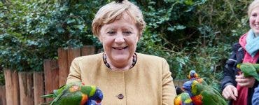 Imagini de senzație cu Angela Merkel.