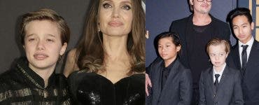 Fiica Angelinei Jolie a apărut pentru prima dată în rochie